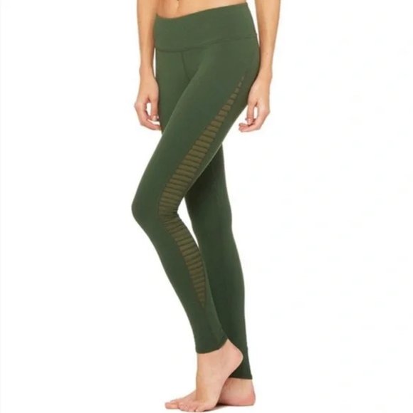 ALO Yoga Pants - SOLD Alo Yoga Luminous Leggings, Green, Size Small